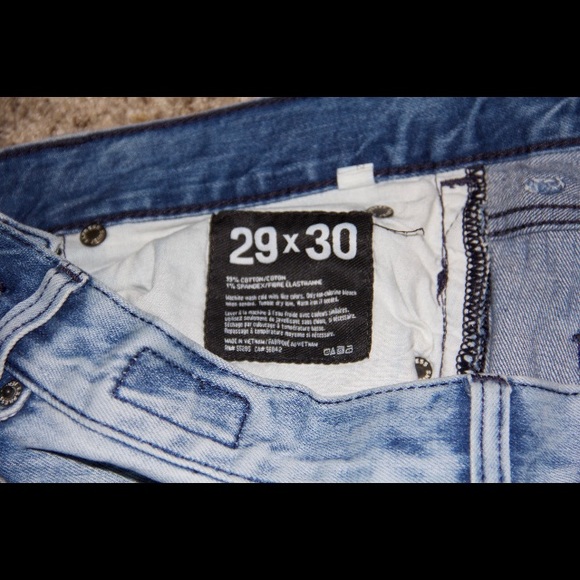 Express Denim Slim Elastic Jeans. (New) - Picture 3 of 3